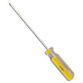 Vulcan Screwdriver, S0 Drive, Square Drive, 612 in OAL, 4 in L Shank, Plastic Handle, Transparent Handle SQ04